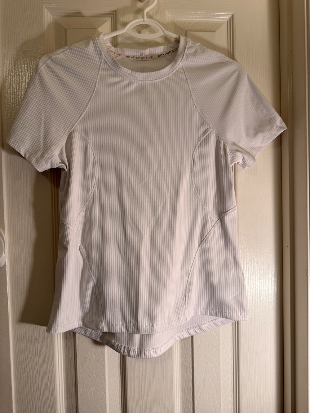 Spyder White Short Sleeve Women's Performance Tee